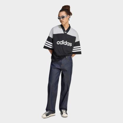 Men's adidas Originals Firebird Adicolor Mid-Rise Straight Denim Jeans - Indigo Denim