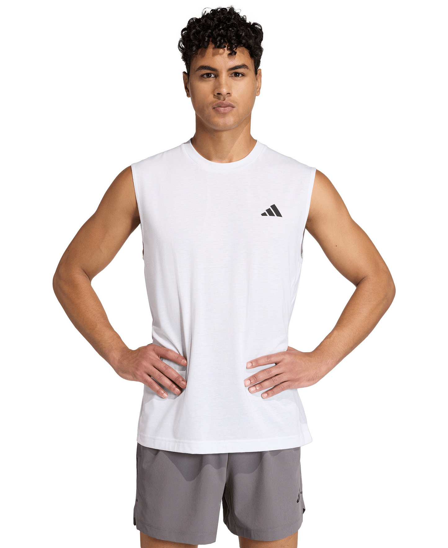 adidas Men's Workout Essentials Feelready Tank Top - White