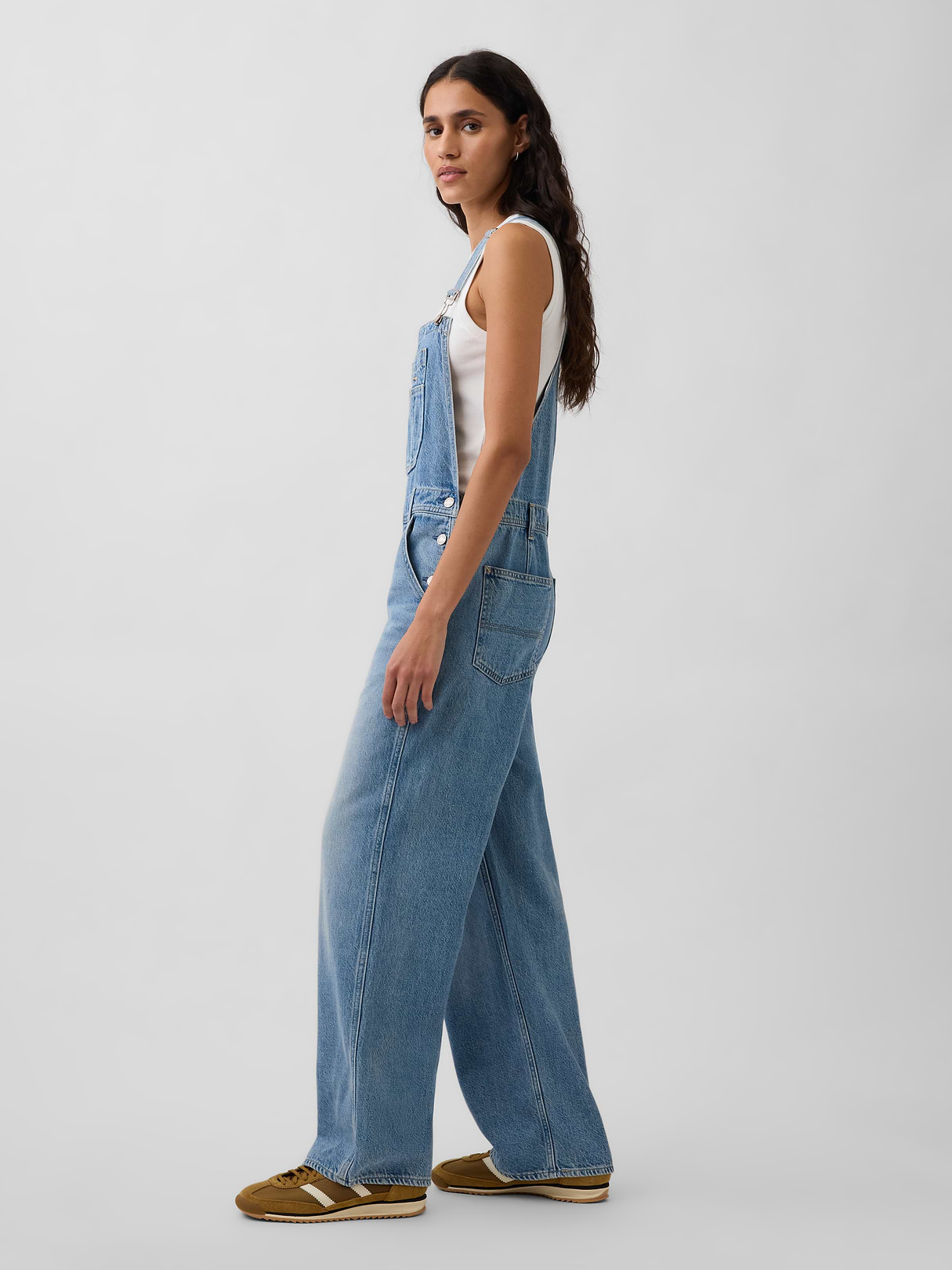 Loose Overalls - Medium wash