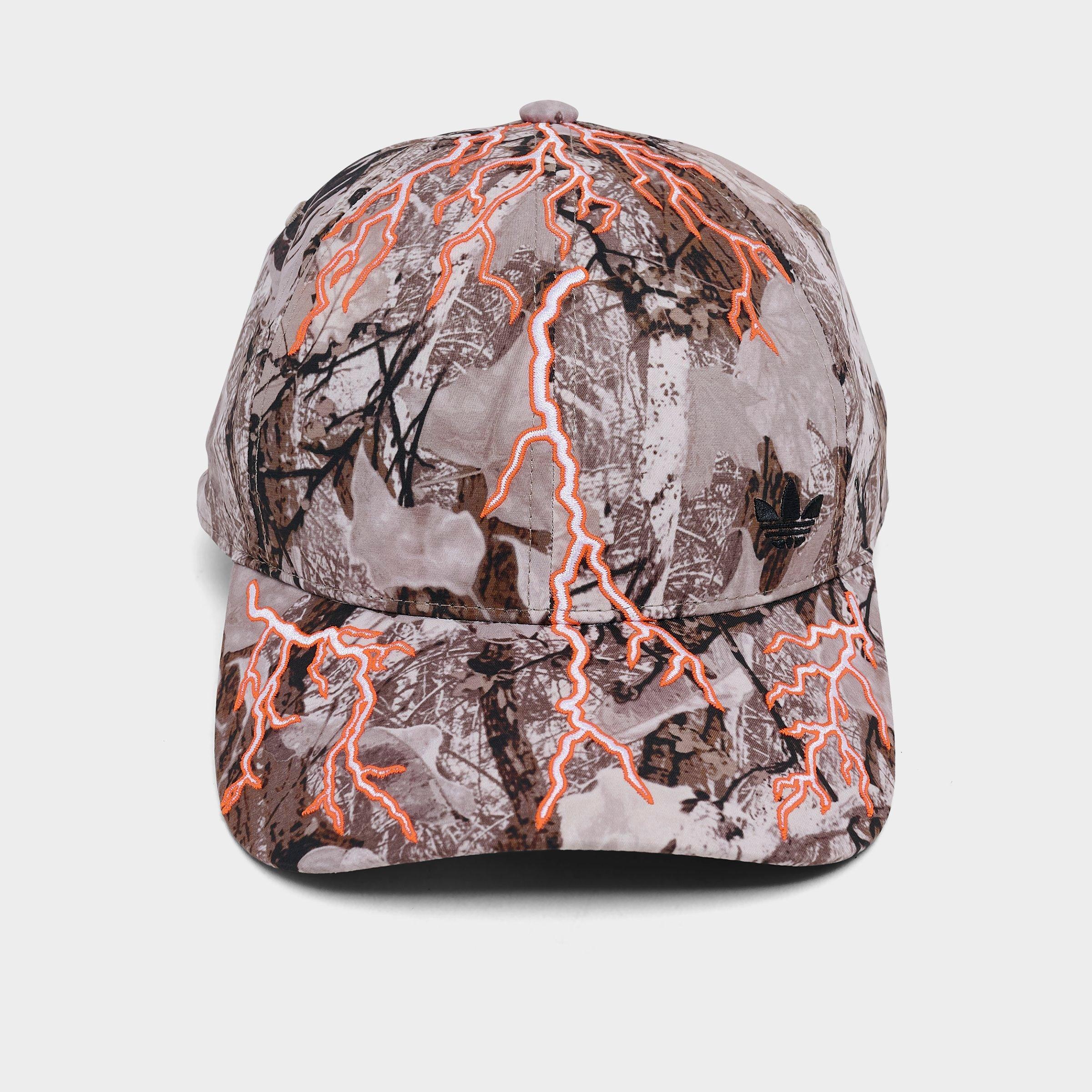 adidas Lightning Six Panel Strapback Hat - Camo
