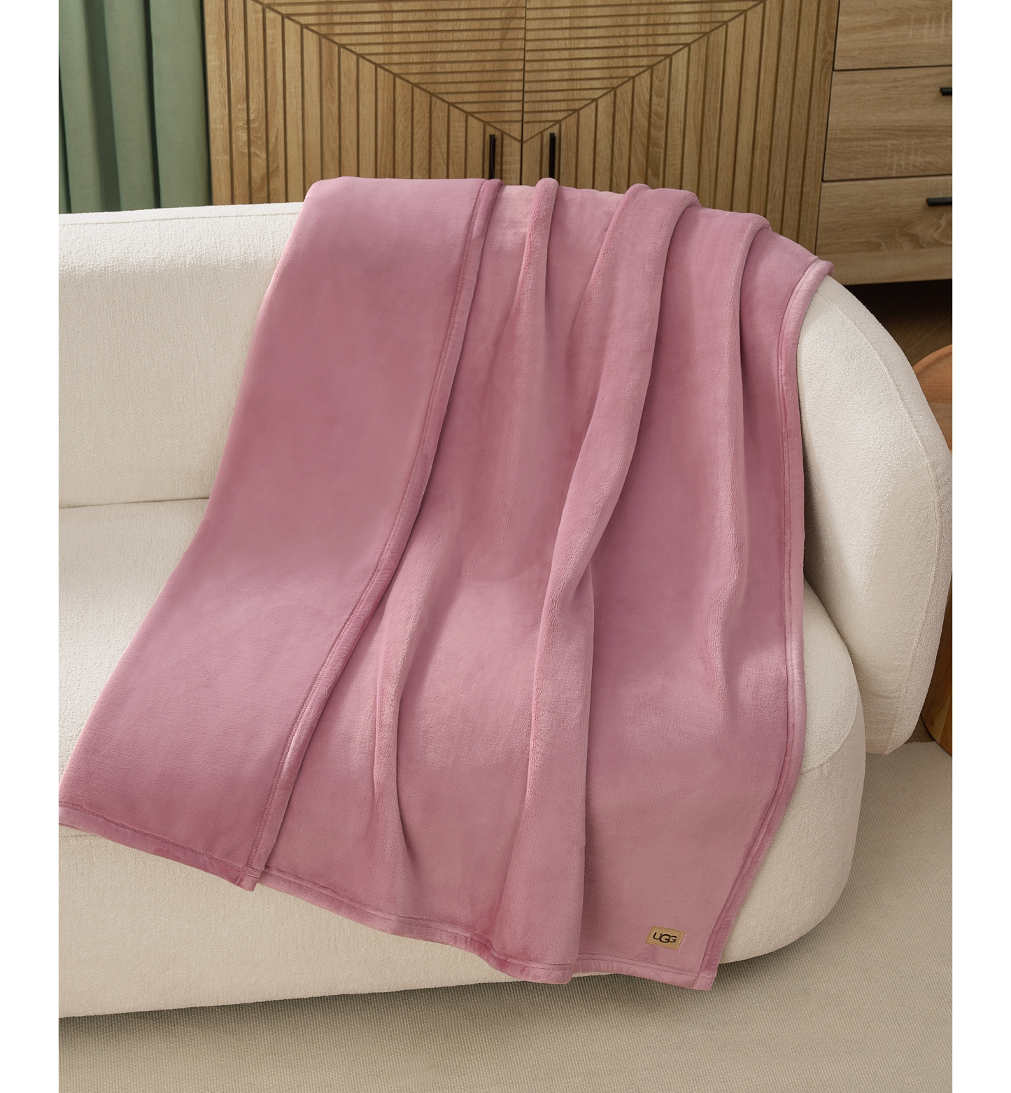UGG® Coco Soft Throw, 50" x 70" - Dusty Orchid