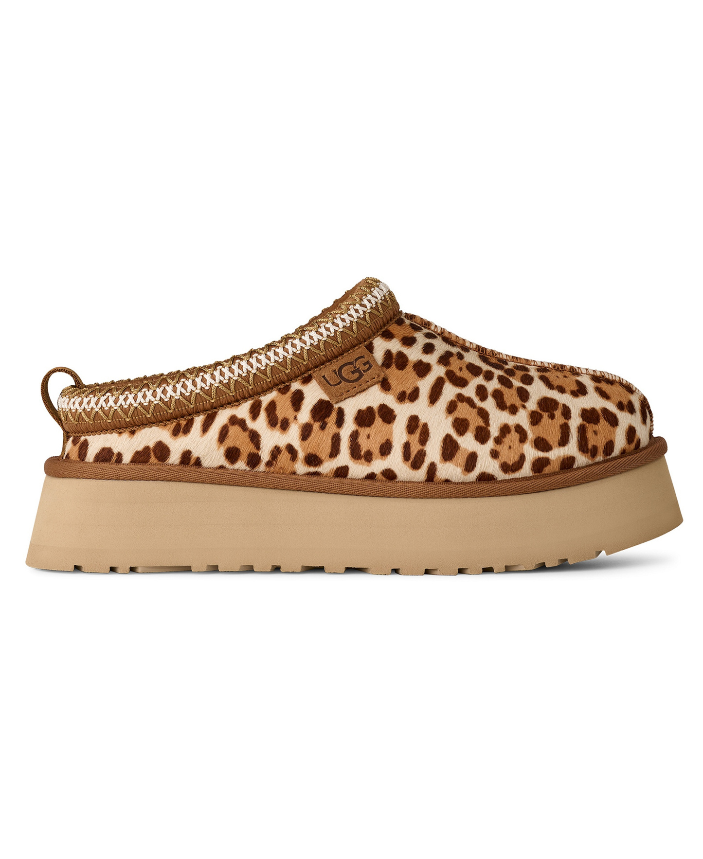 UGG® Women's Tazz Plains Slip-On Slippers - Felicity Leopard Jasmine