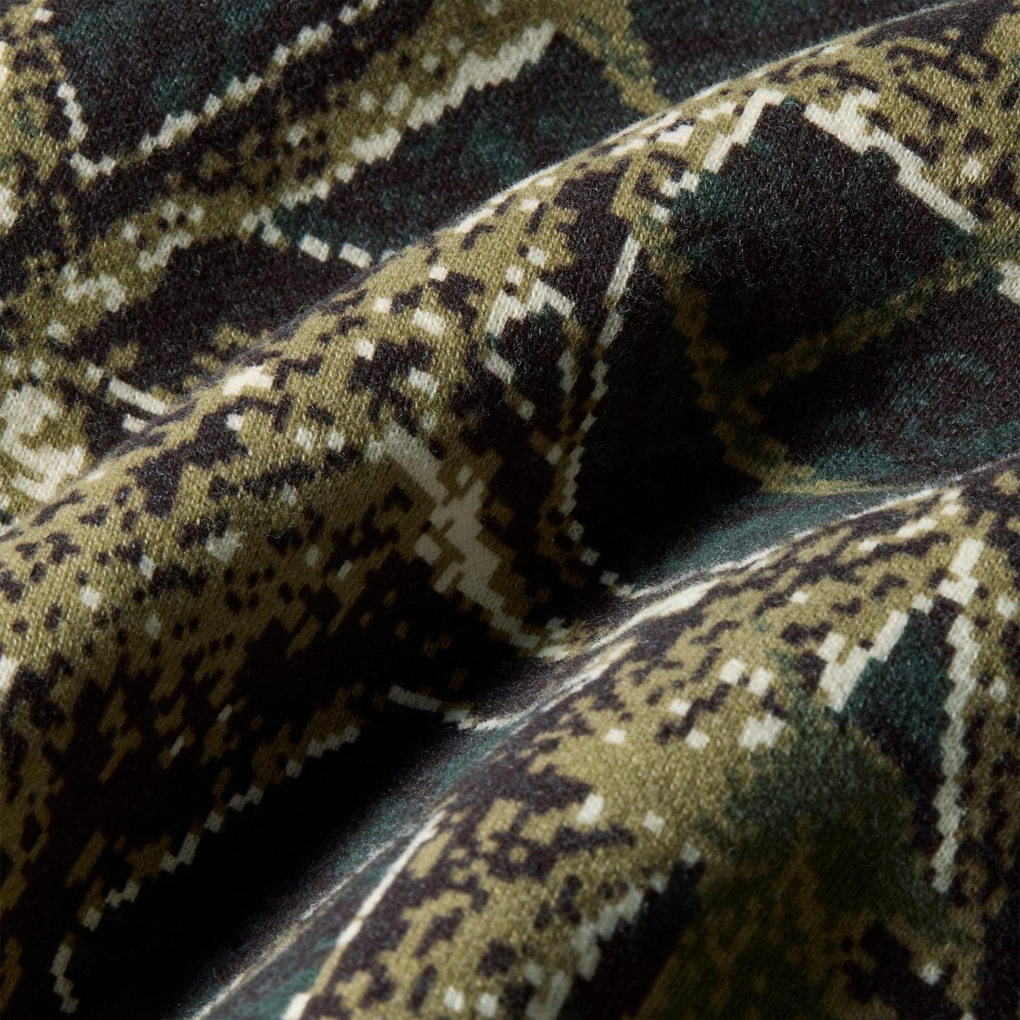 Women's Nithtke Studio Fleece Medium-Weight Camo High-Rise Oversized Cuffed Pants - Camo Green/Pink Rise