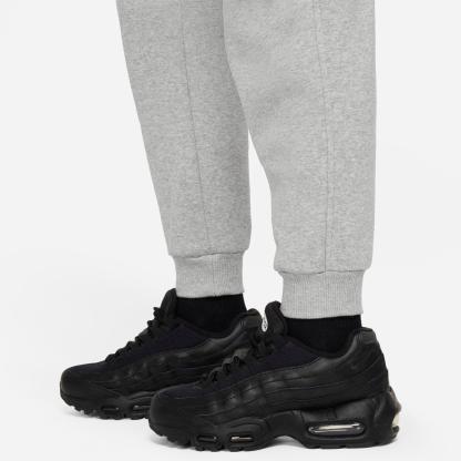 Big Kids' Nithtke Sportswear Club Fleece Cargo Jogger Pants - Dark Grey Heather/Base Grey/White