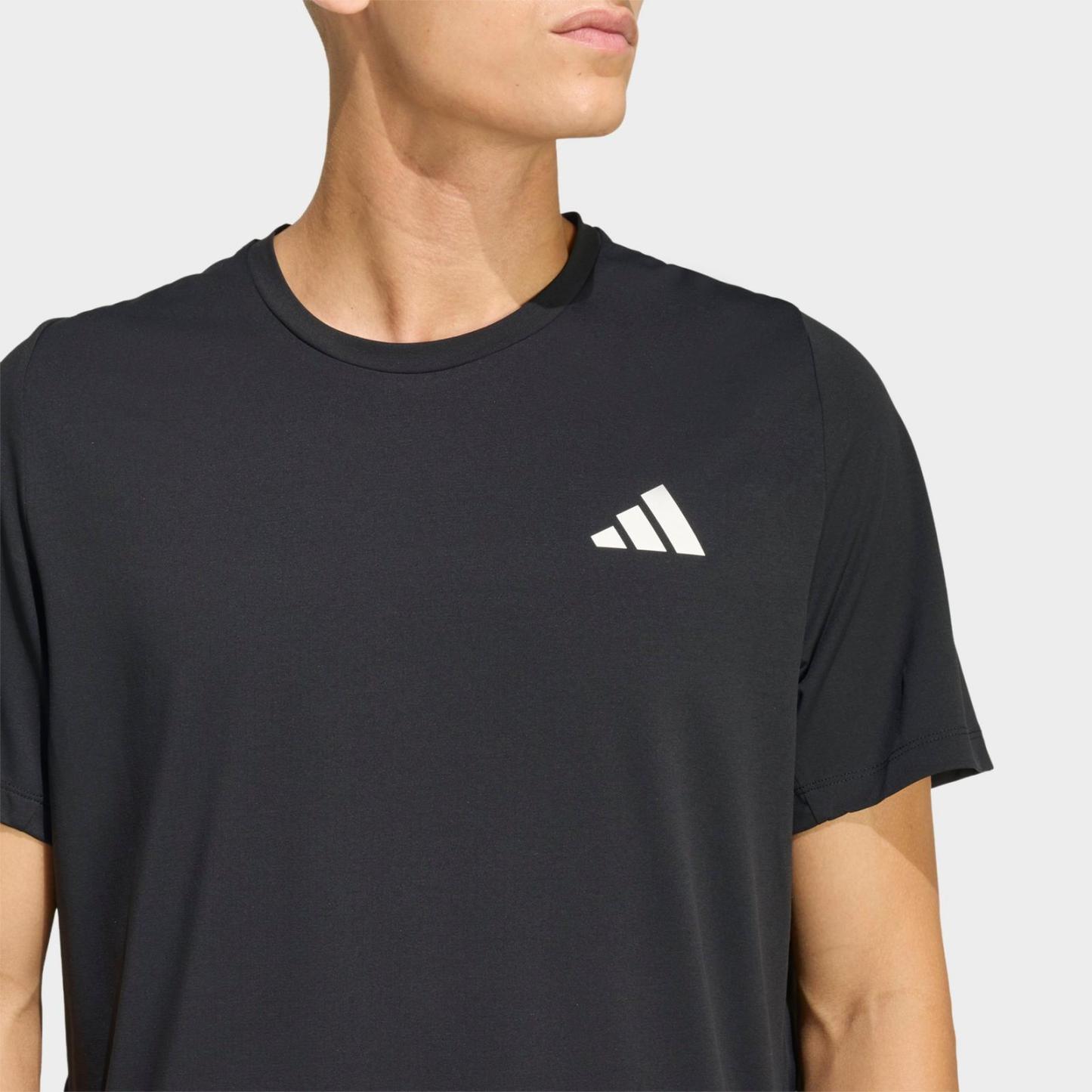 Men's adidas adi365 Iconic Climacool Running T-Shirt - Black - view 3