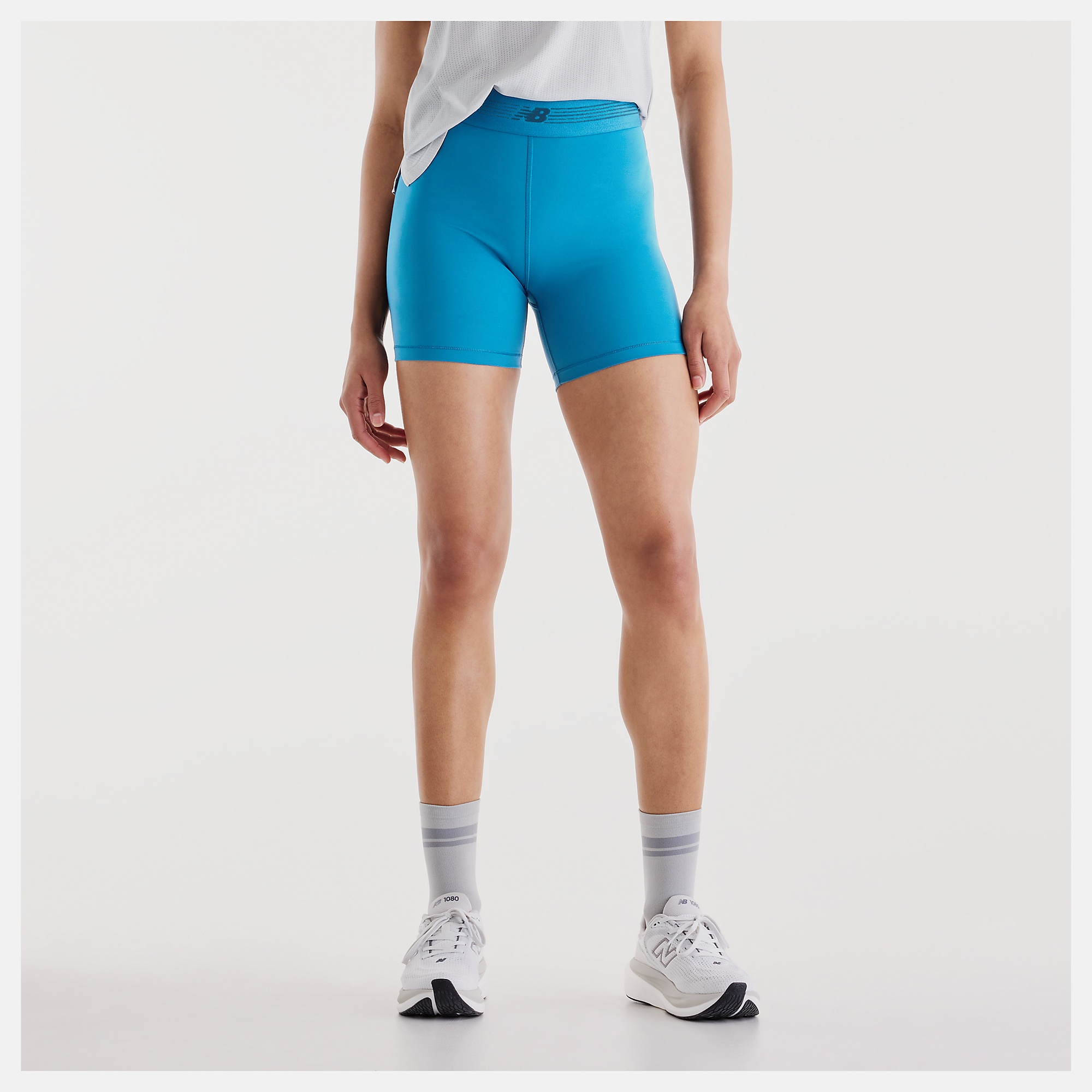 New Balance AC Train Fitted Short 5", WB61E4GEATD