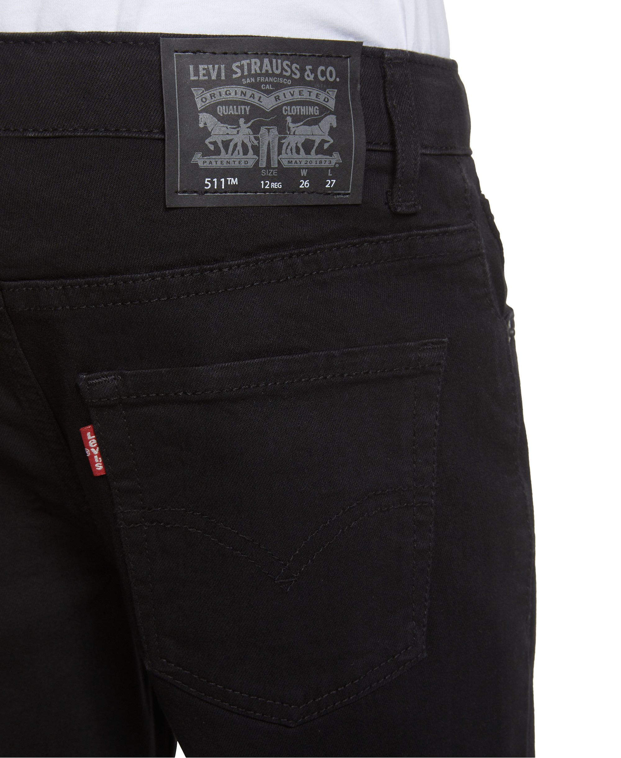 Levi's Boys' 8-20 511™ Slim-Fit Stretch Performance Jeans - Black Stretch