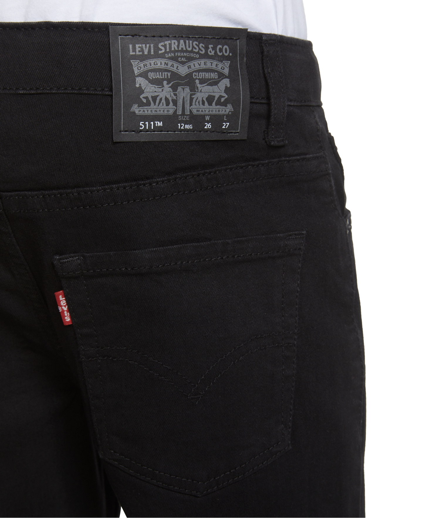 Levi's Boys' 8-20 511™ Slim-Fit Stretch Performance Jeans - Black Stretch