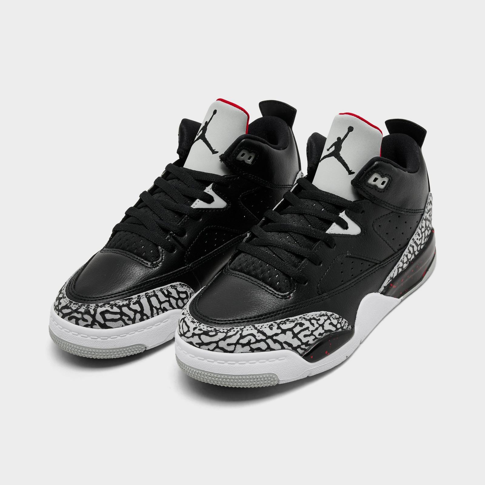 Little Kids' Air Jordan Son of Mars Low Casual Shoes - White/Varsity Red/Light Smoke Grey/True Blue - view 2