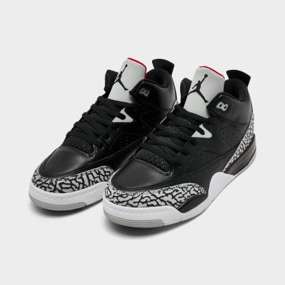 Little Kids' Air Jordan Son of Mars Low Casual Shoes - White/Varsity Red/Light Smoke Grey/True Blue - view 2