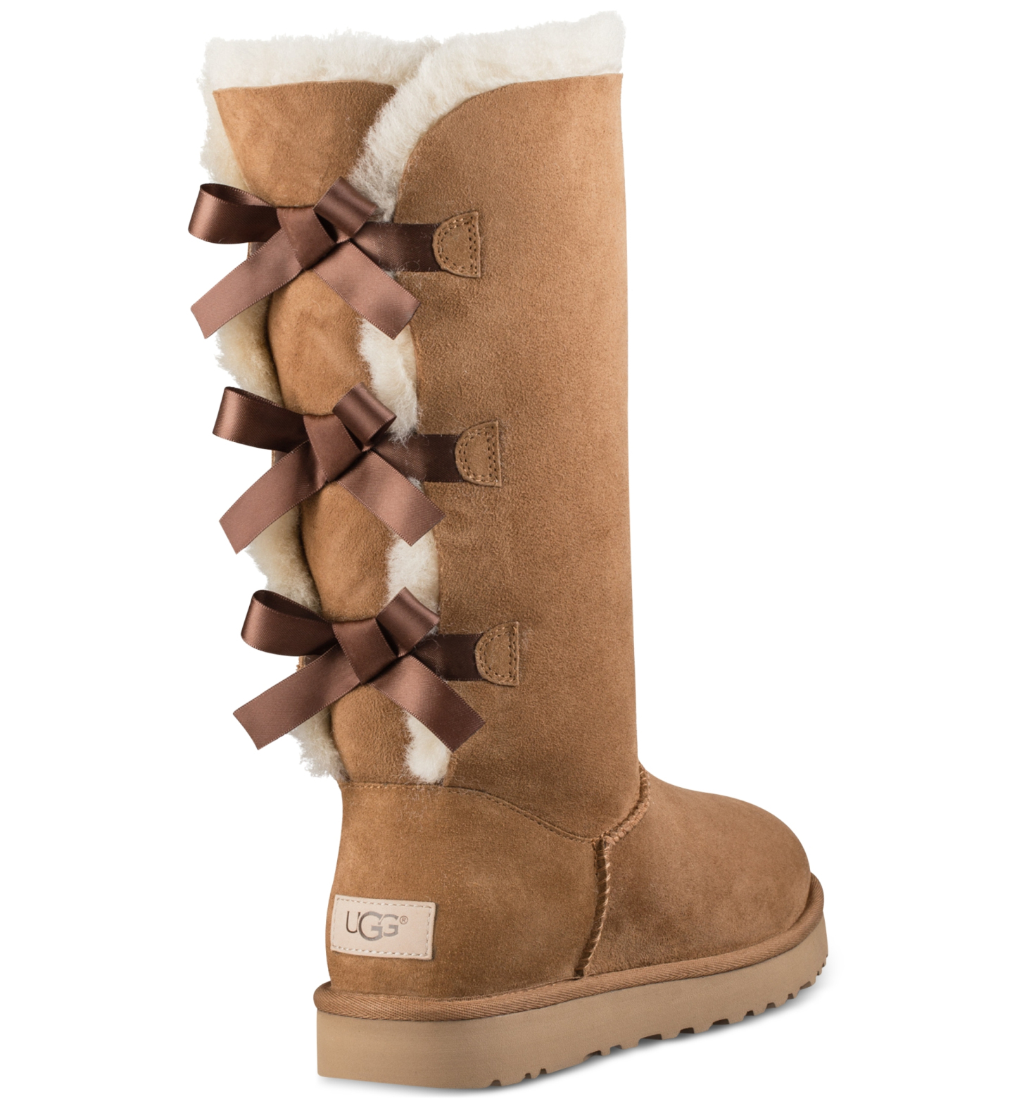 UGG® Women's Bailey Bow Tall II Boots - Chestnut