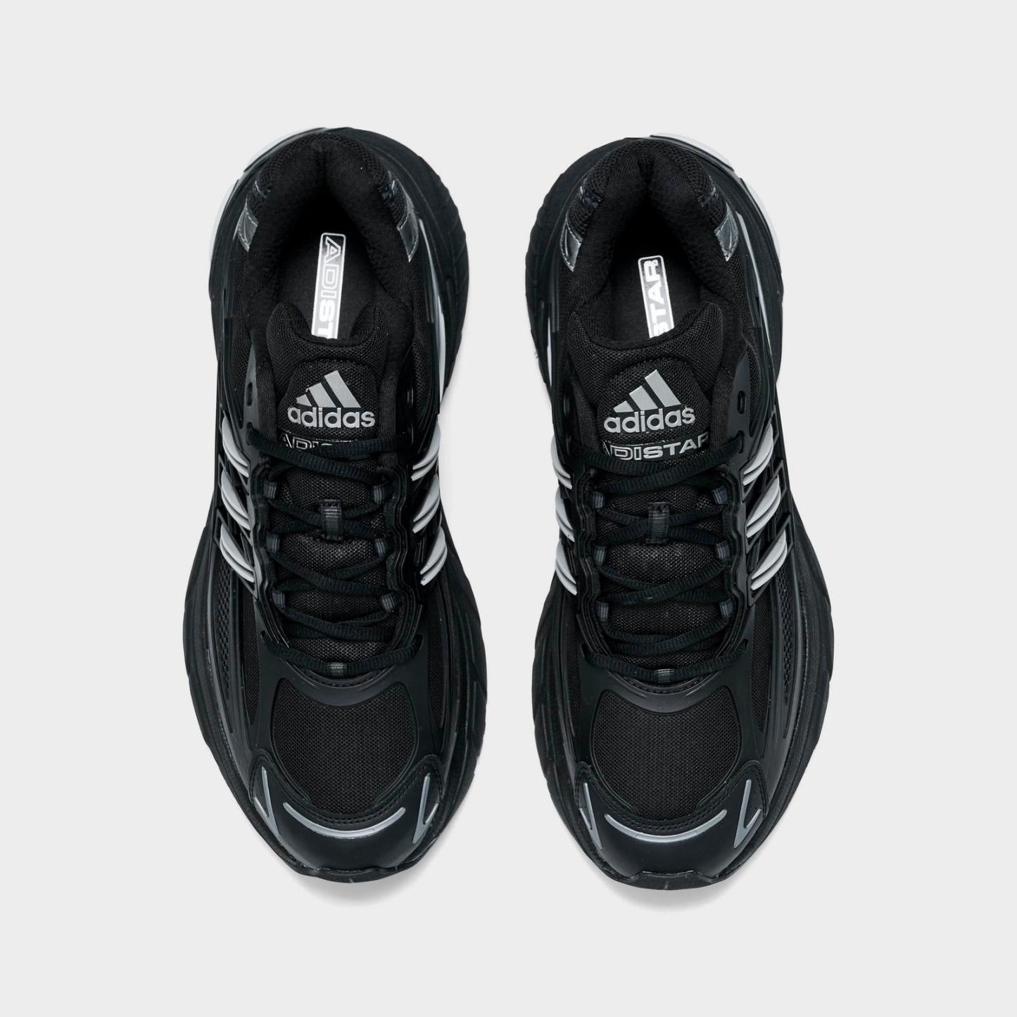 Men's adidas Adistar XLG 2.0 Casual Shoes - Black/Black/Silver Metallic - view 5