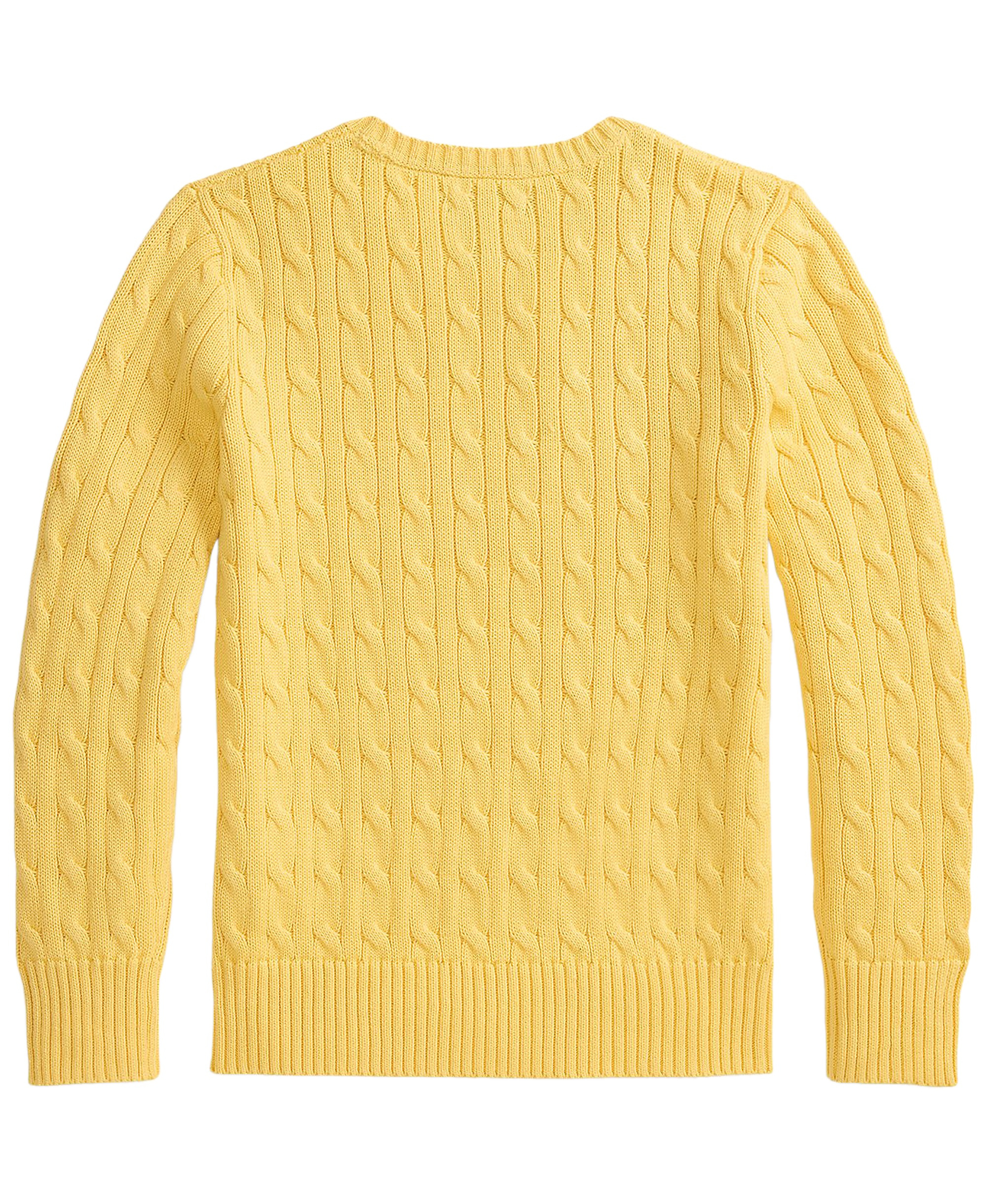 Polo Ralph Lauren Boys' 8-20 Cable-Knit Cotton Sweater - Beach Yellow