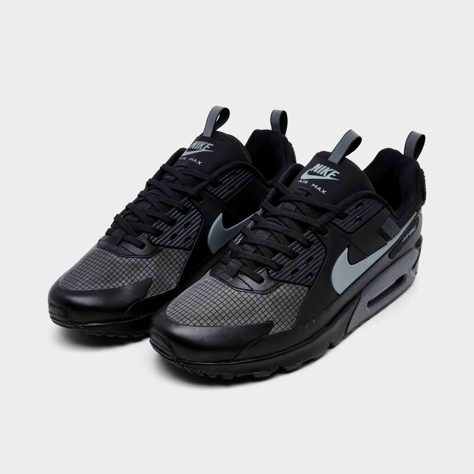 Men's Nike Air Max 90 Drift Casual Shoes - Black/Wolf Grey/Anthracite
