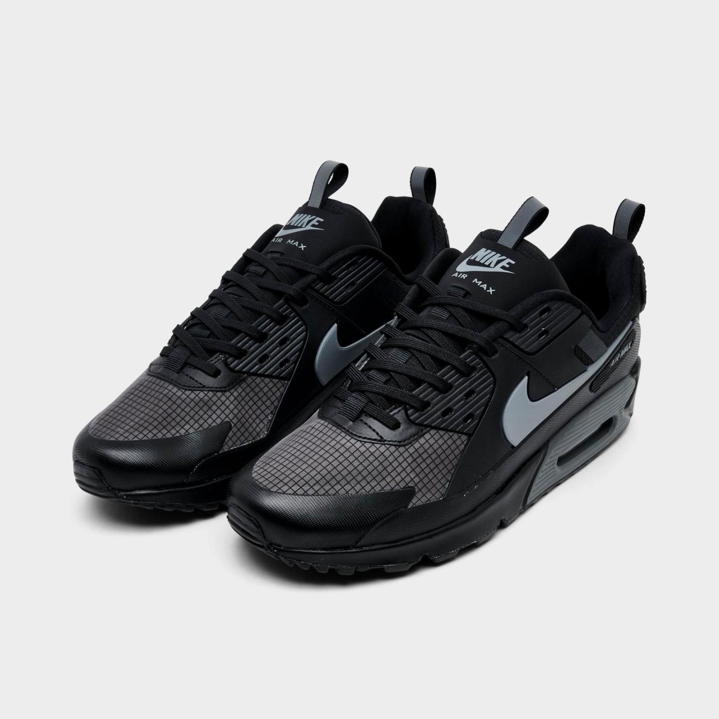 Men's Nike Air Max 90 Drift Casual Shoes - Black/Wolf Grey/Anthracite