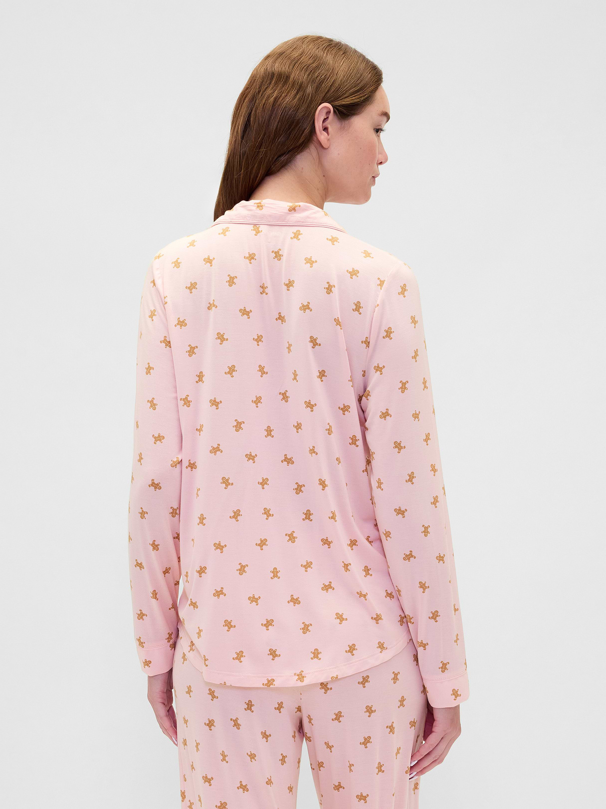 SoftMade Modal PJ Top - Gingerbread