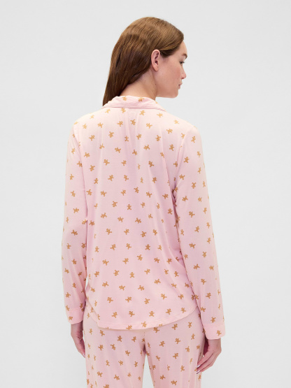 SoftMade Modal PJ Top - Gingerbread