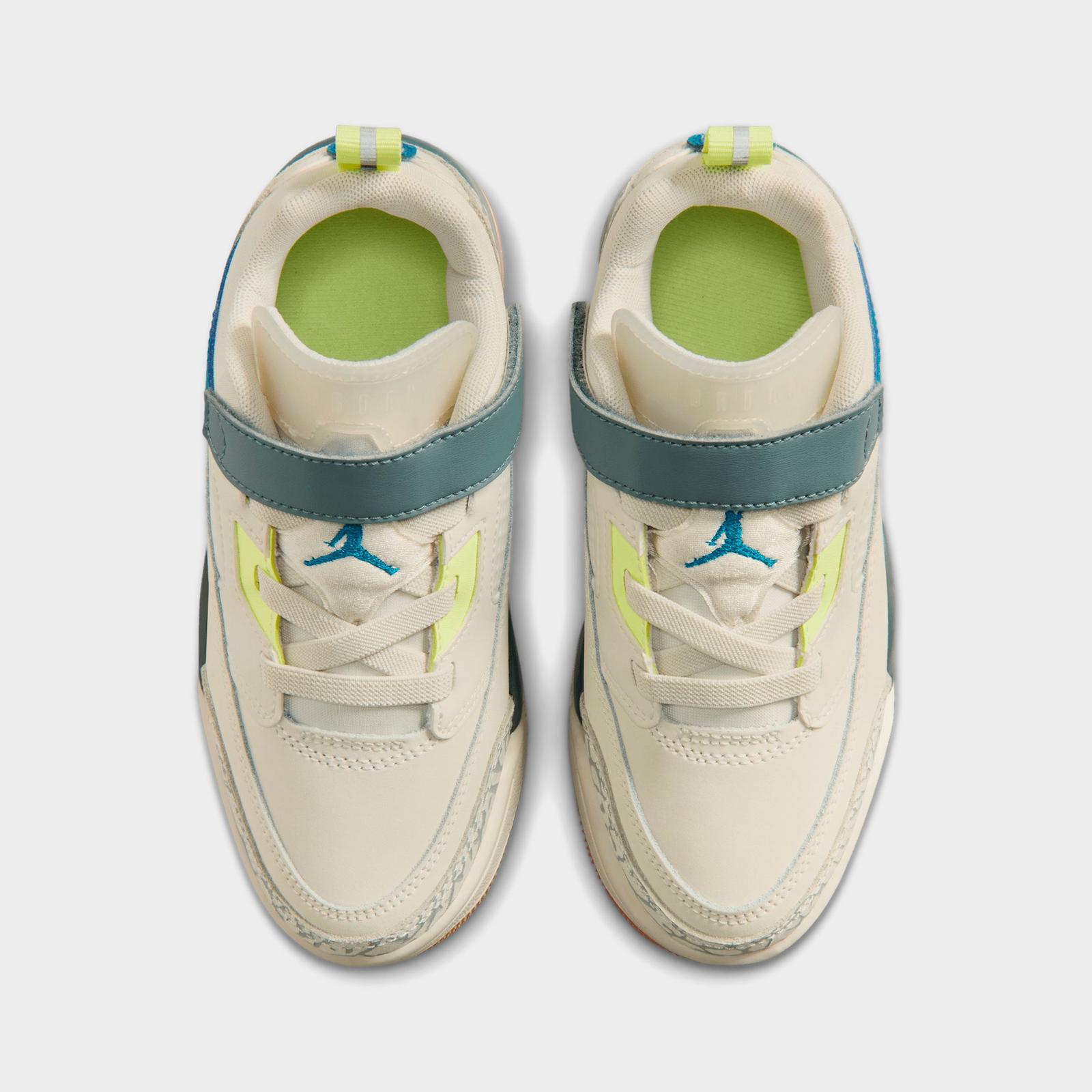 Little Kids' Jordan Spizike Low Casual Shoes - Sea Glass/Dusty Sage/Light Lemon Twist/Green Abyss - view 5