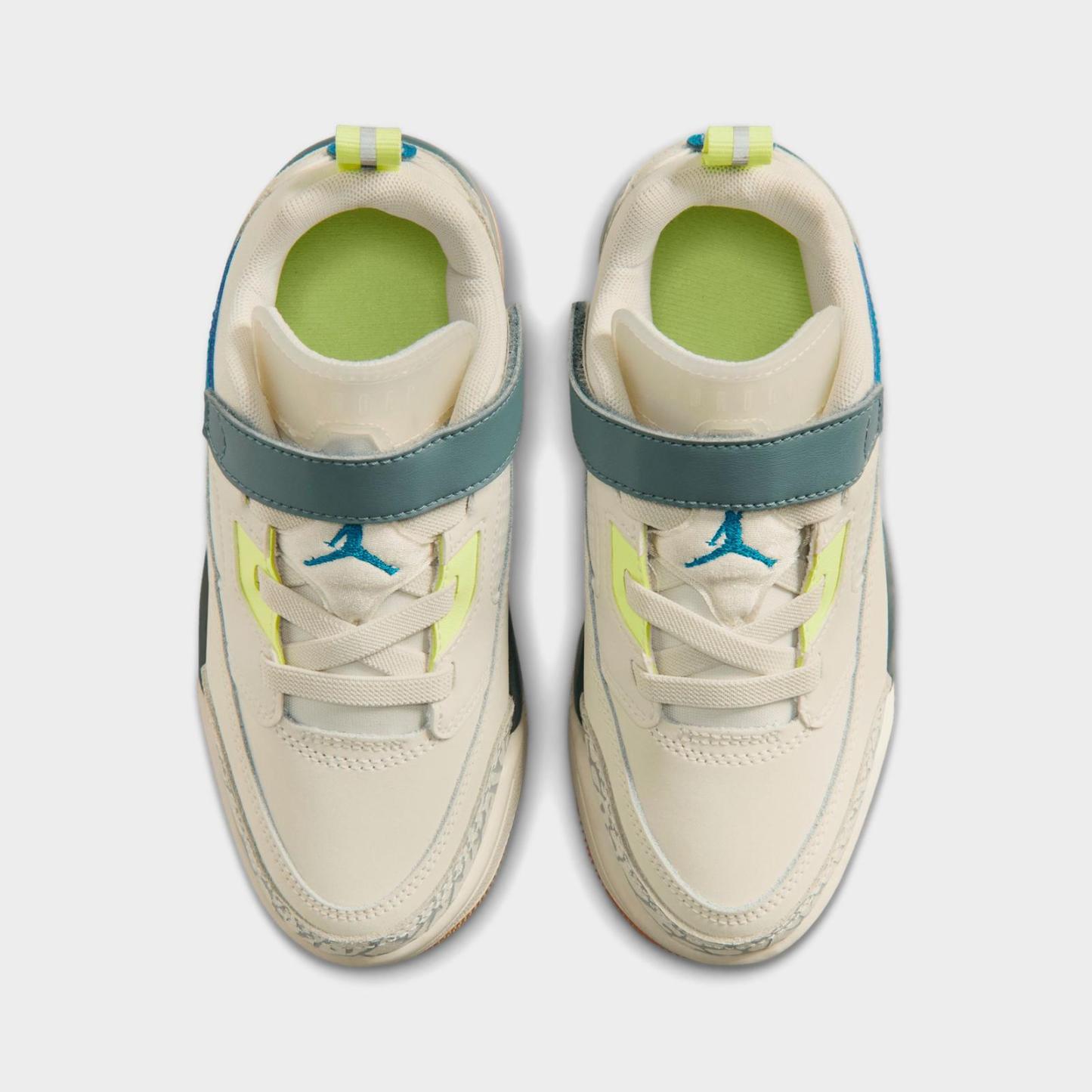 Little Kids' Jordan Spizike Low Casual Shoes - Sea Glass/Dusty Sage/Light Lemon Twist/Green Abyss - view 5