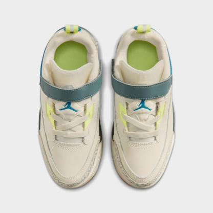 Little Kids' Jordan Spizike Low Casual Shoes - Sea Glass/Dusty Sage/Light Lemon Twist/Green Abyss - view 5