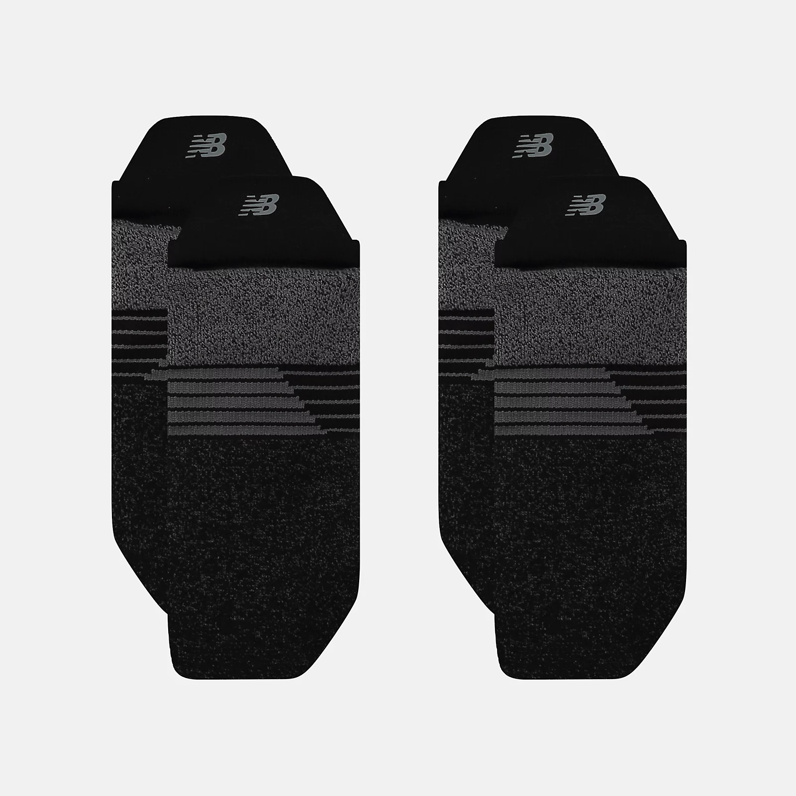 New Balance Pro Training Cushion Tab Socks 2 Pack, LAS25143BK