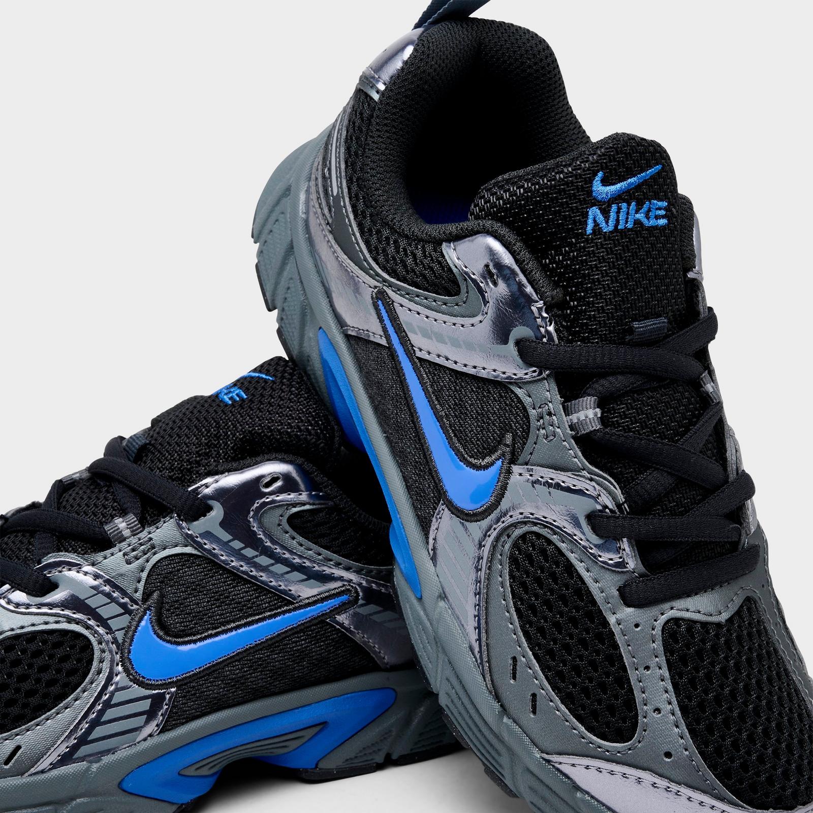 Little Kids' Nike V5 RNR Stretch Lace Casual Shoes - Anthracite/Blue Crystal/Metallic Cool Grey