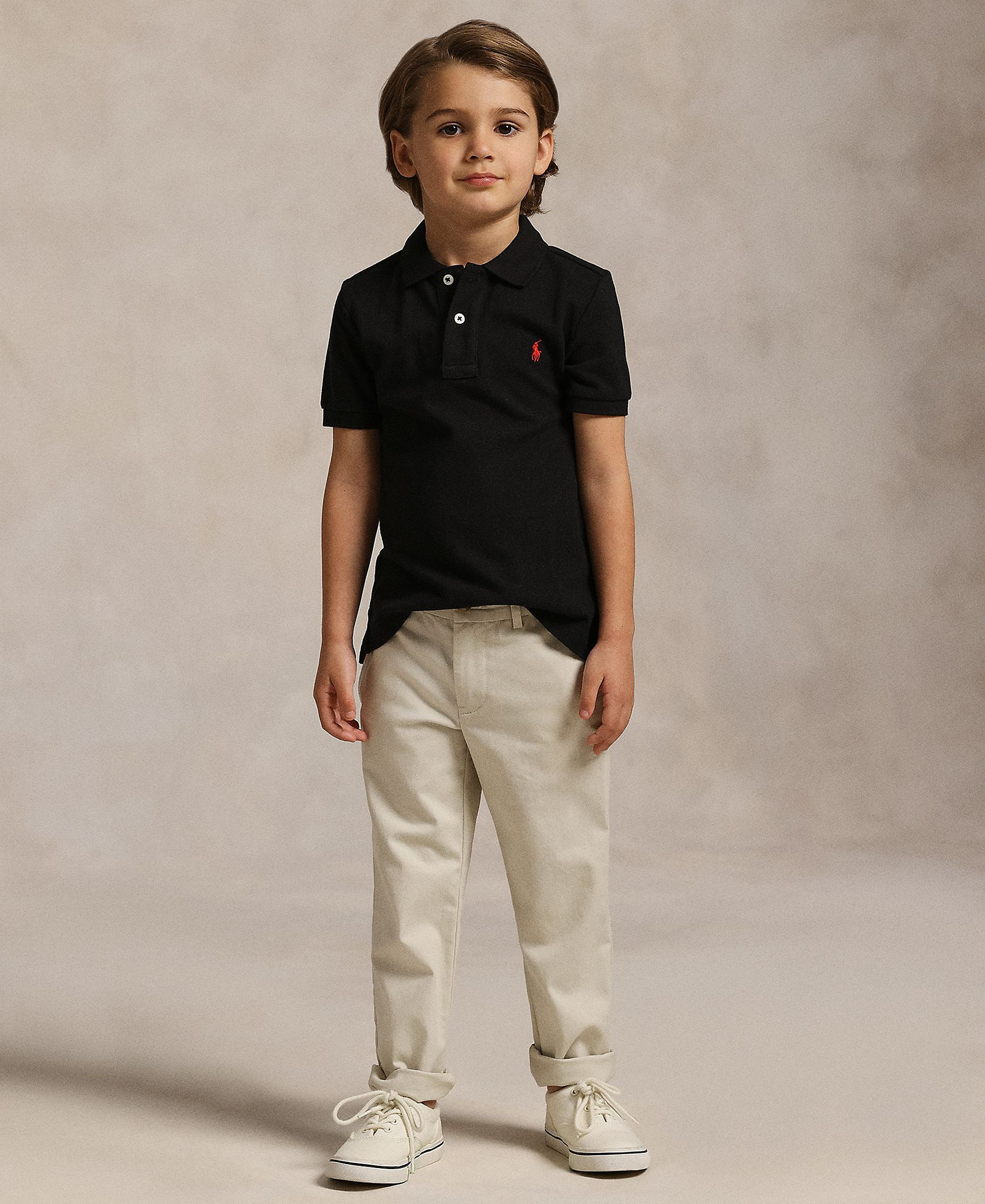 Polo Ralph Lauren Boys' 2-7 Straight-Fit Twill Pant - Basic Sand