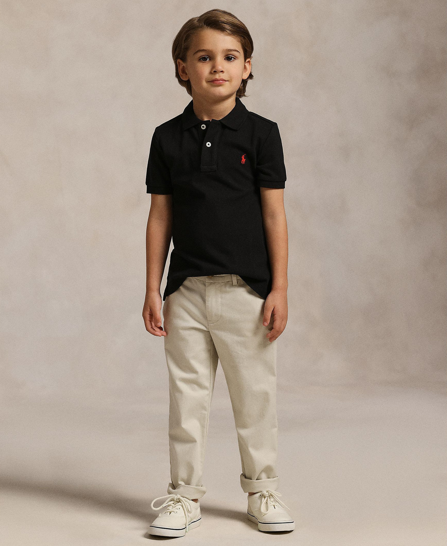 Polo Ralph Lauren Boys' 2-7 Straight-Fit Twill Pant - Basic Sand