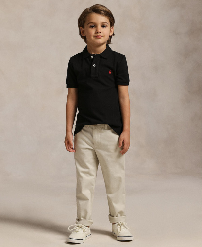 Polo Ralph Lauren Boys' 2-7 Straight-Fit Twill Pant - Basic Sand