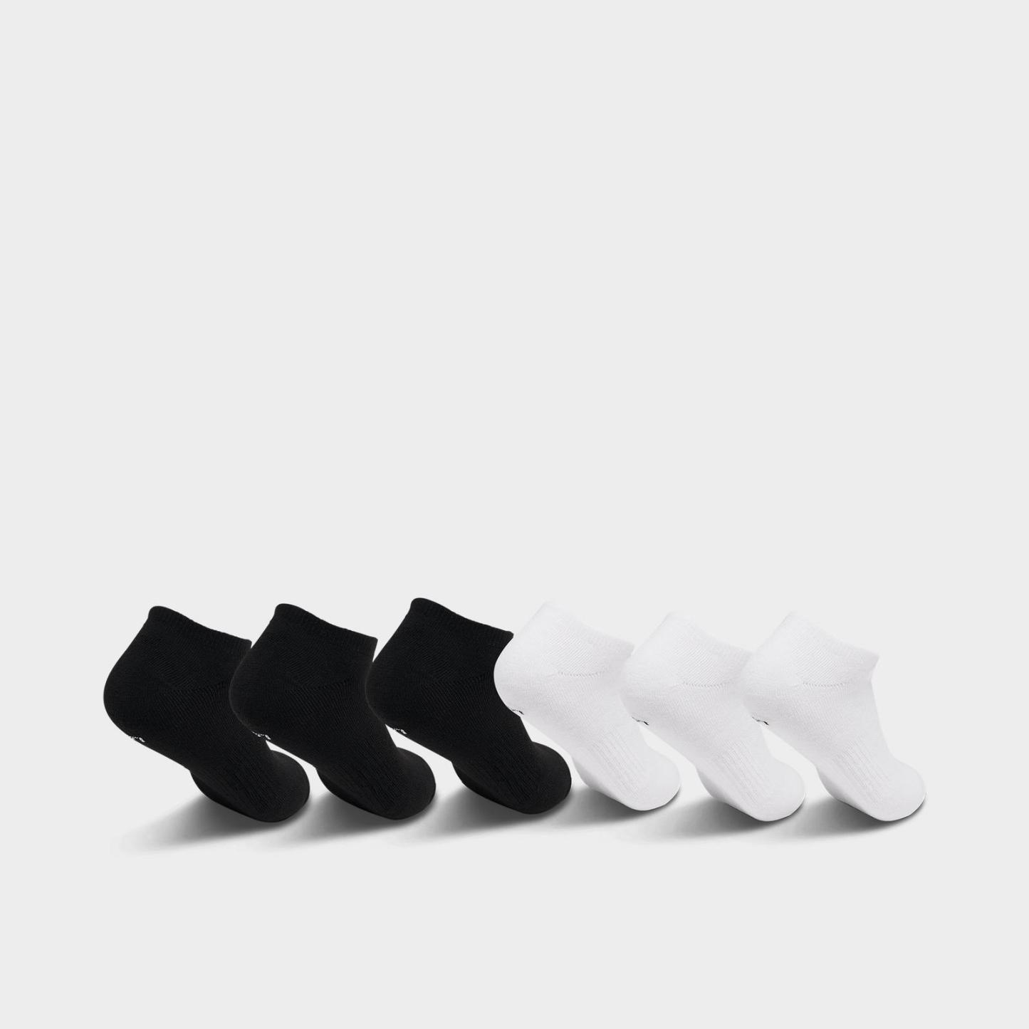 Men's adidas Originals No-Show Socks (6-Pack) - White/Black - view 2