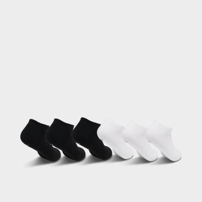 Men's adidas Originals No-Show Socks (6-Pack) - White/Black - view 2
