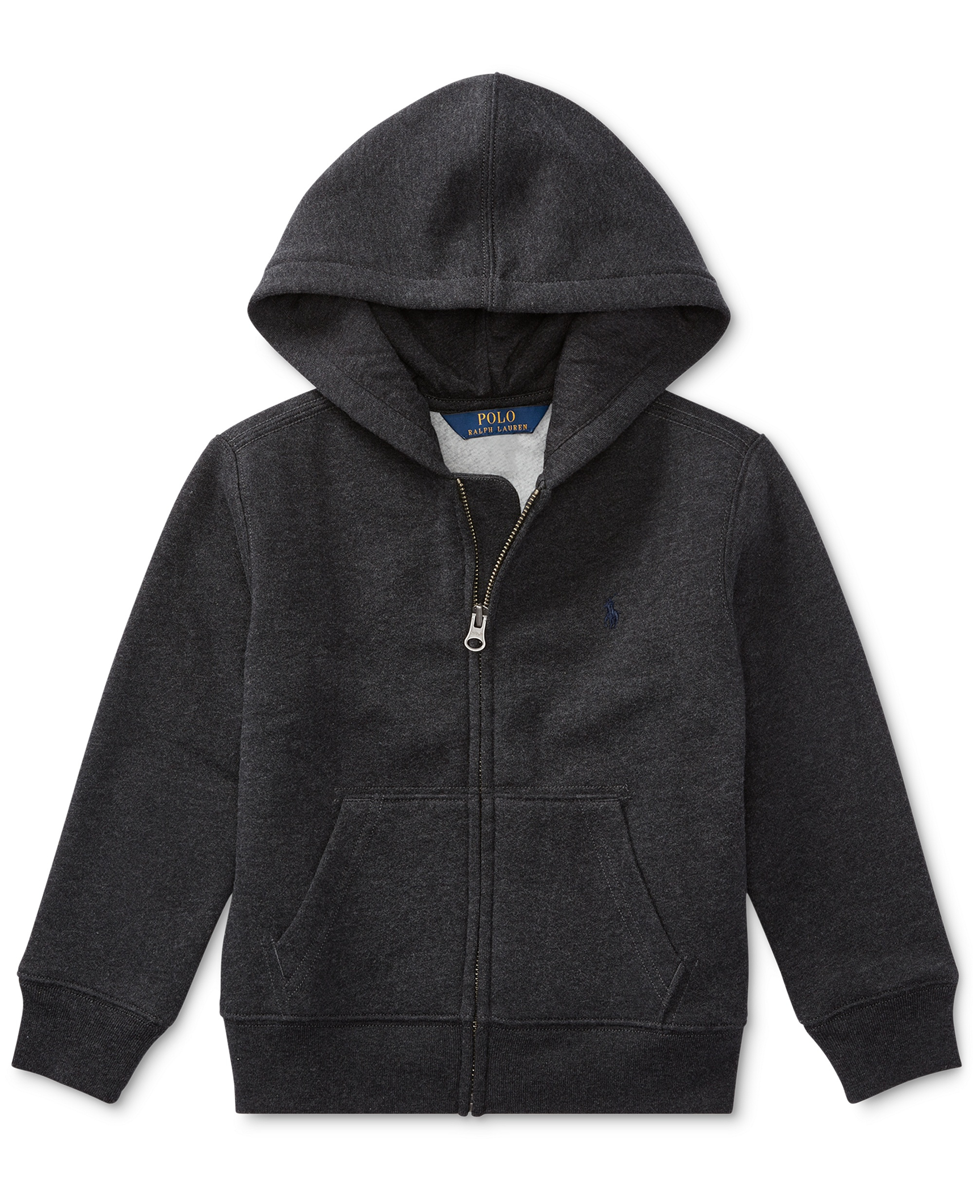 Polo Ralph Lauren Boys' 2T-7 Cotton Fleece Hoodie - Avery Heather