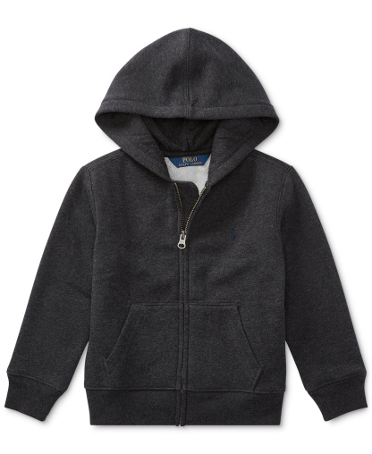 Polo Ralph Lauren Boys' 2T-7 Cotton Fleece Hoodie - Avery Heather