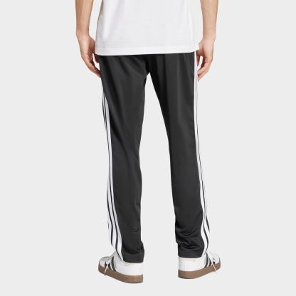 Men's adidas 3-Stripes Tricot Open Hem Track Pants - Black