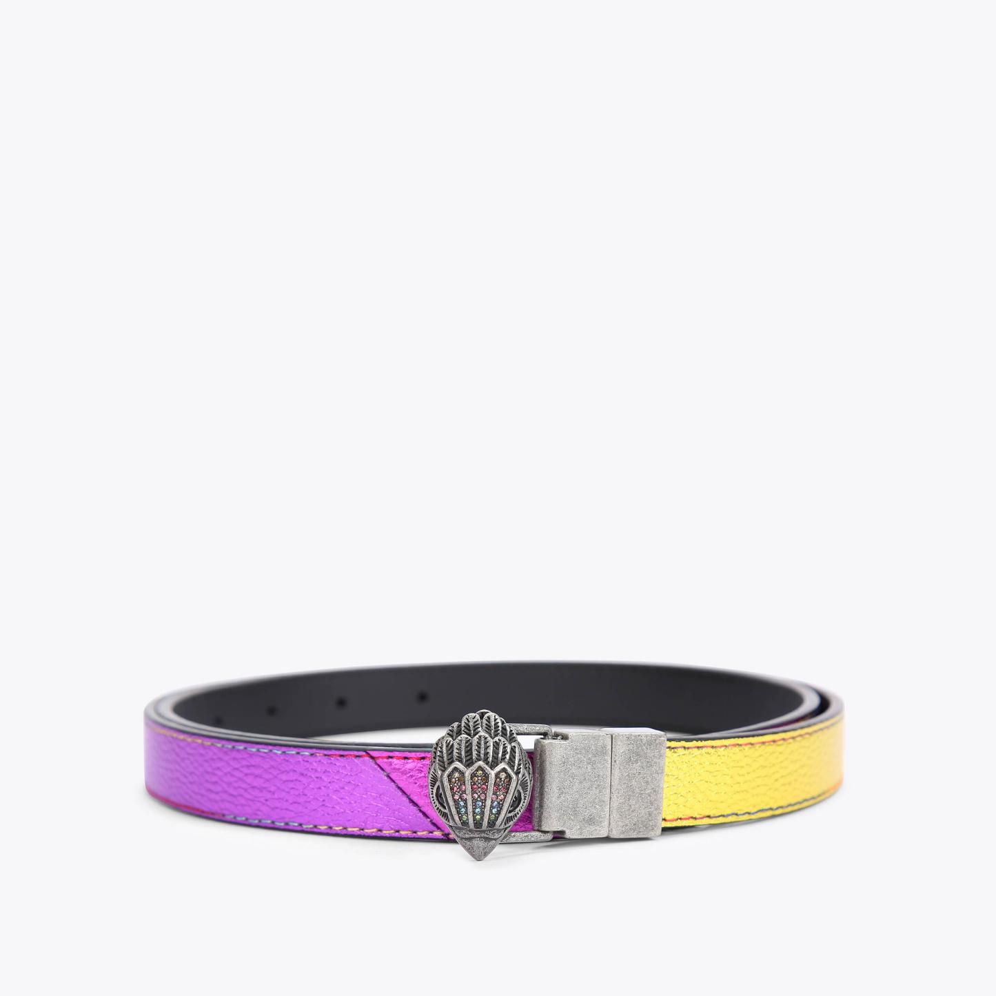 Kurt Geiger London Reversible Eagle Belt - Multi Colored