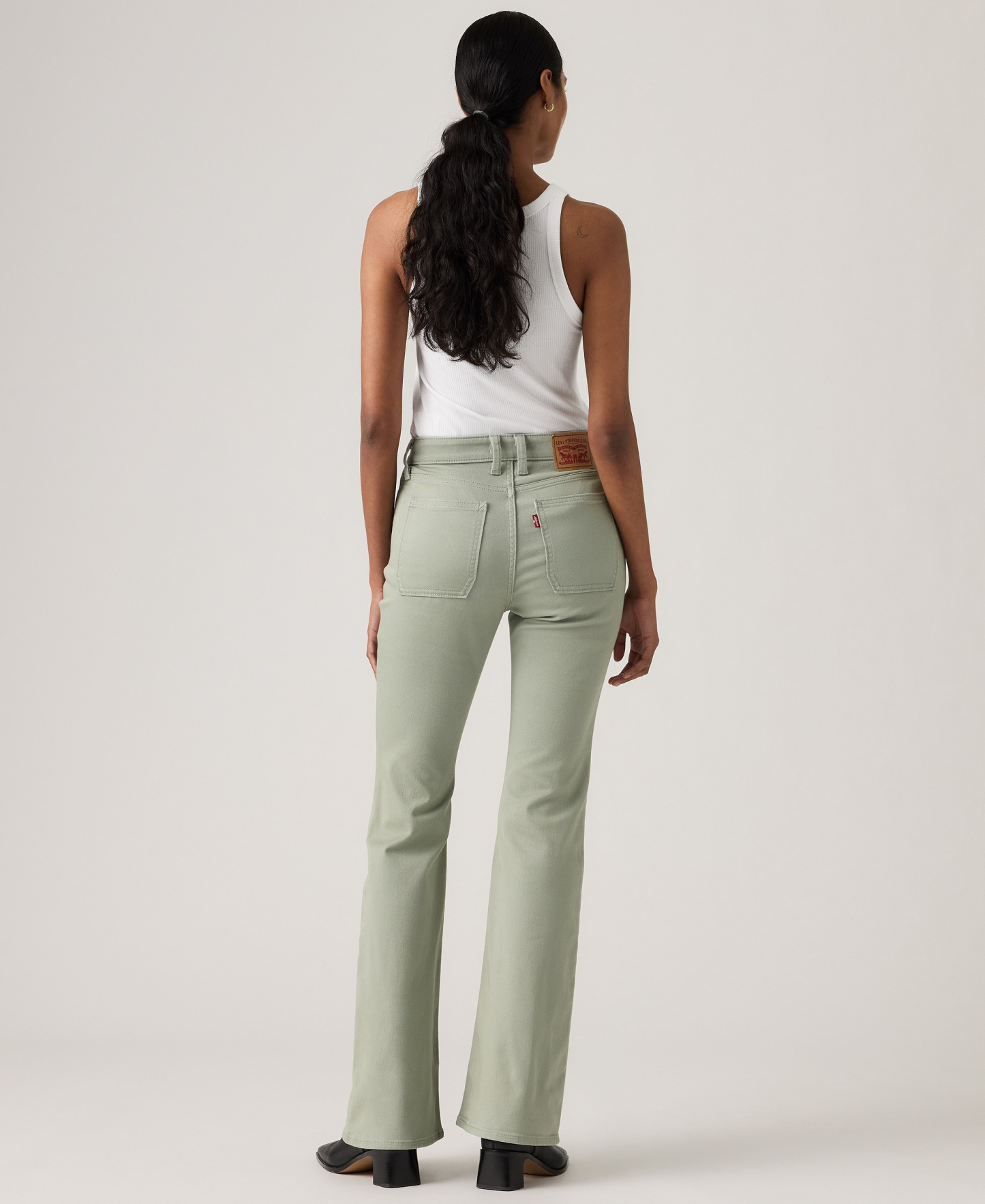 Levi's Women's 726 Patch Pocket High-Rise Slim-Fit Flare Jeans - Shadow