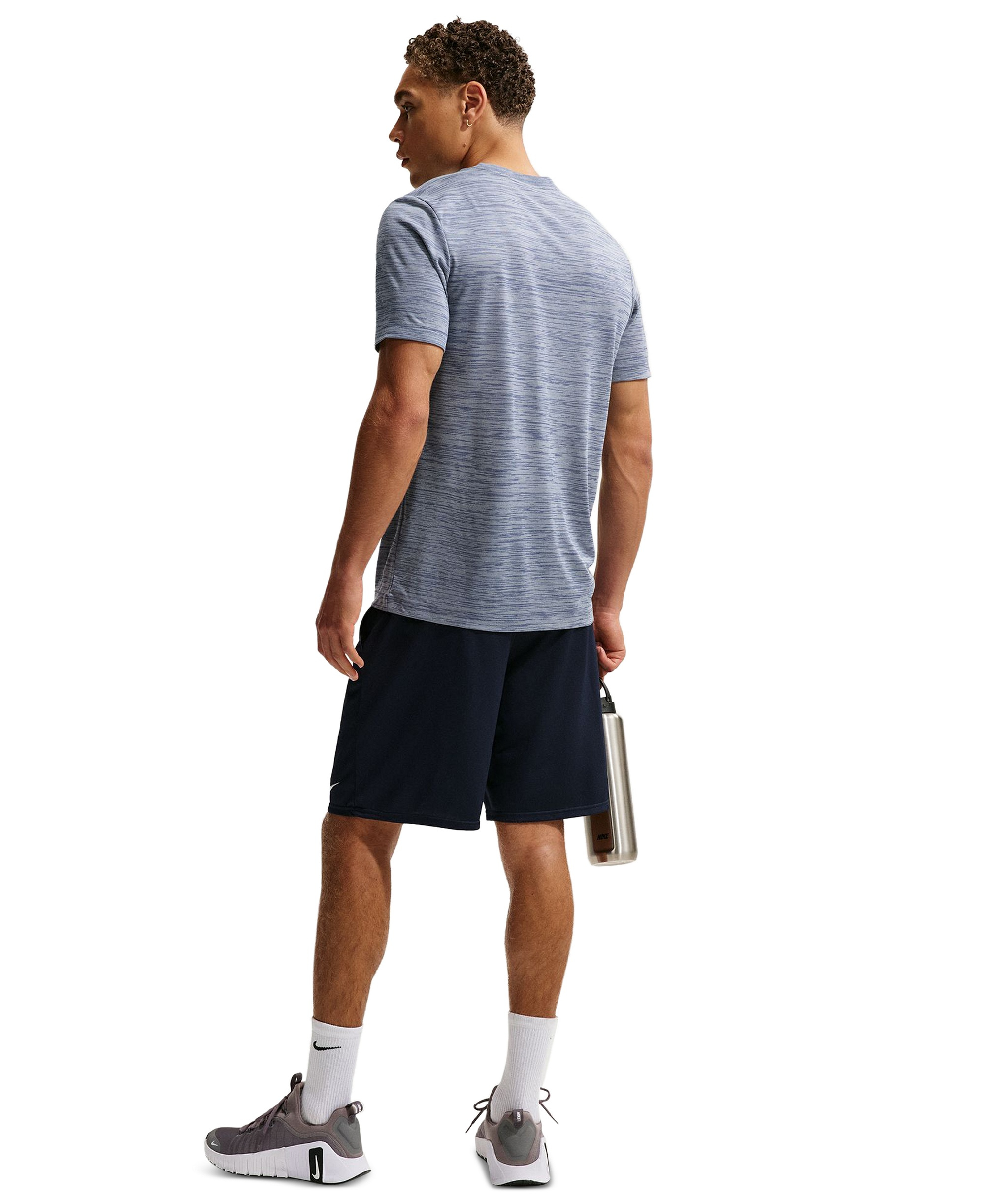 Nike Men's 9" Drawcord Training Shorts - Obsidian/White