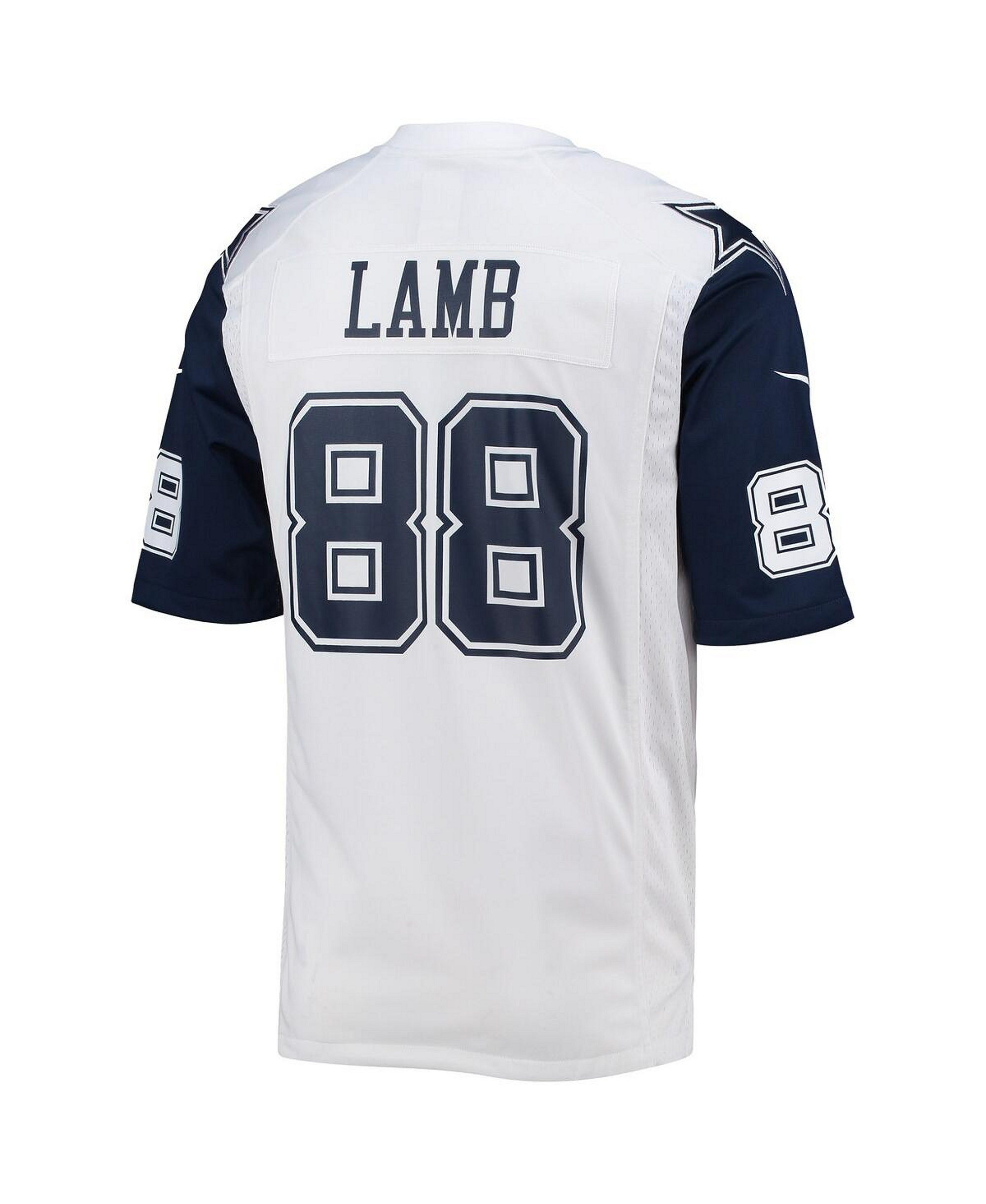 Nike Men's CeeDee Lamb Dallas Cowboys Alternate Game Team Jersey - White, Navy