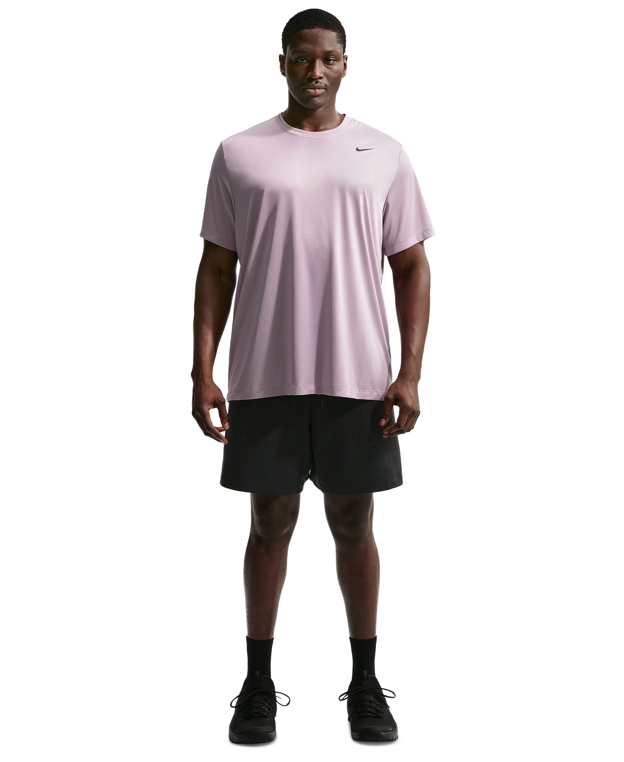 Nike Men's Dri-FIT Legend Fitness Logo T-Shirt - Light Violet
