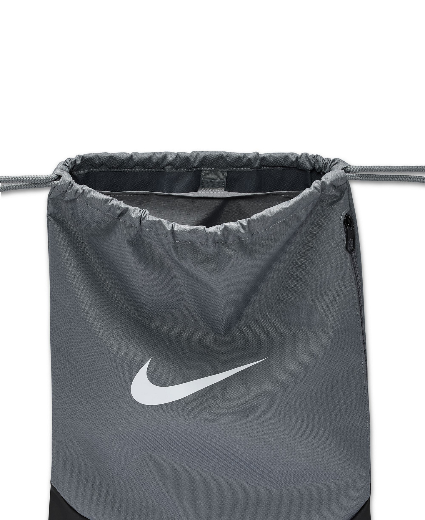 Nike Brasilia Drawstring Bag (18L) - Smoke Gray/Black