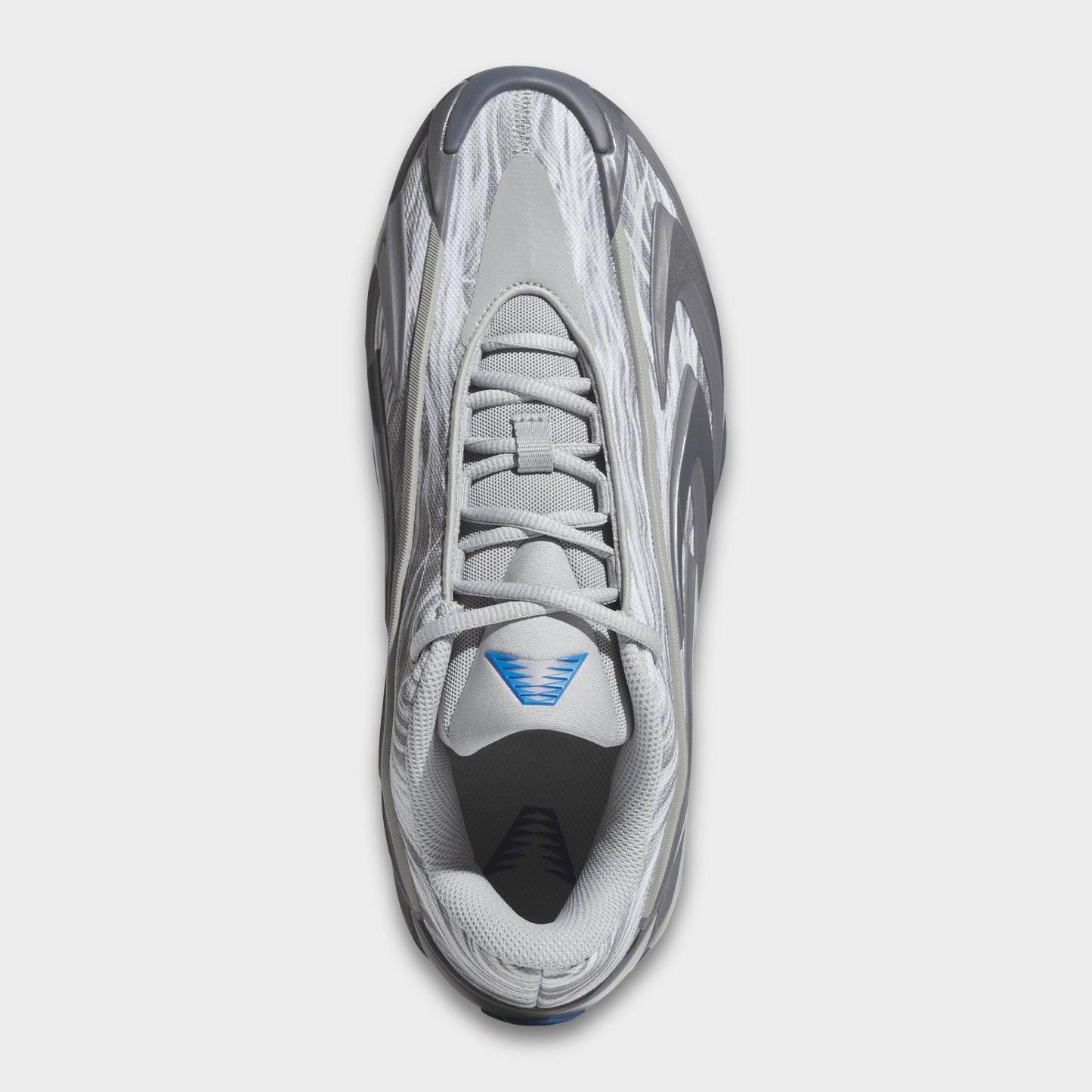 Men's adidas Anthony Edwards 3 Basketball Shoes - Stone/Onix/Night Grey - Top view