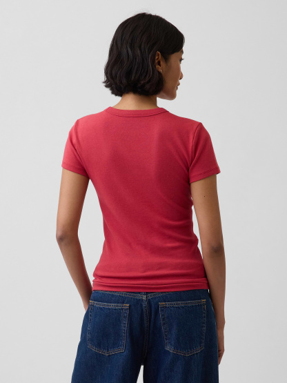 Modern Crew T-Shirt - Chakra red