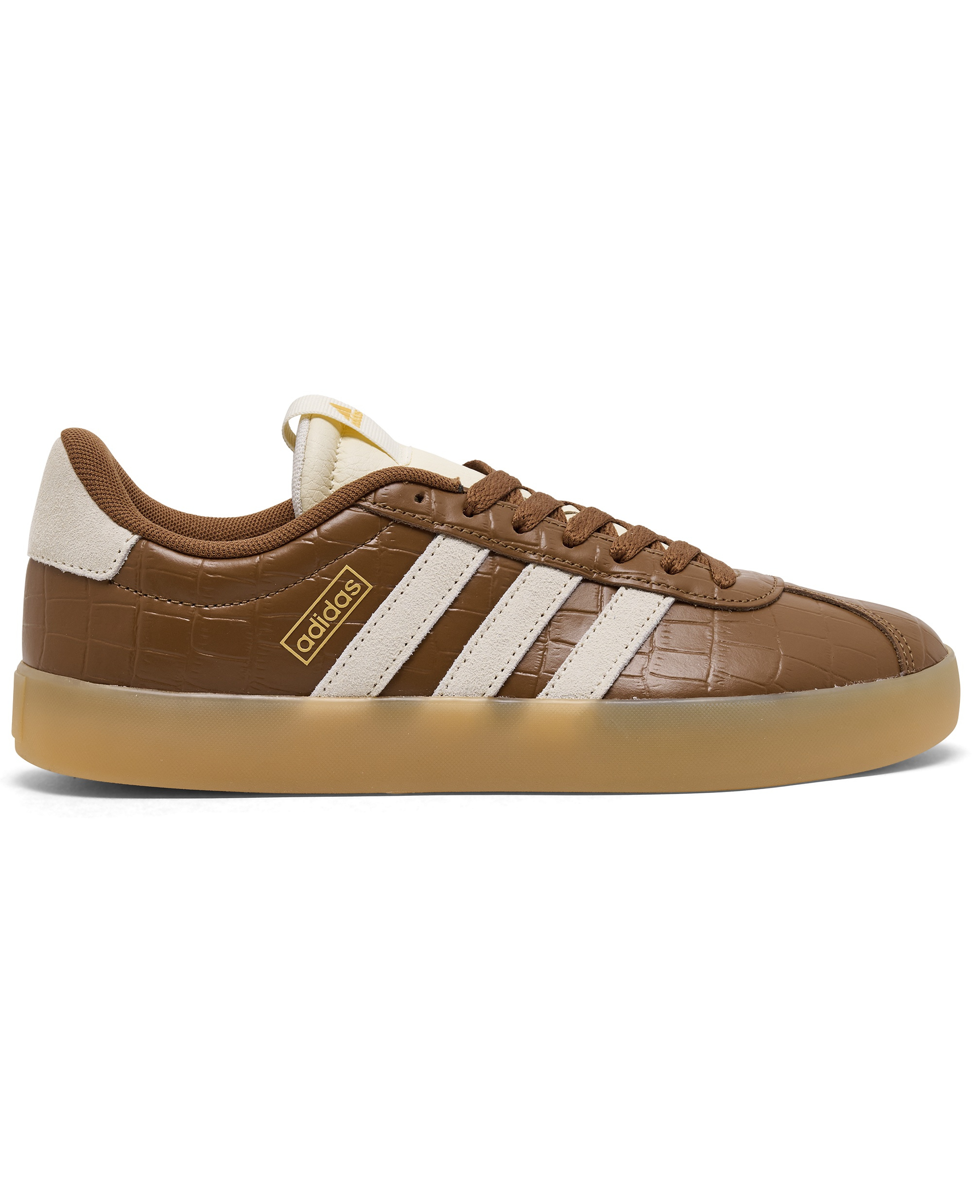 adidas Women's VL Court 3.0 Sneakers from Finish Line - Wild Brown, Cream