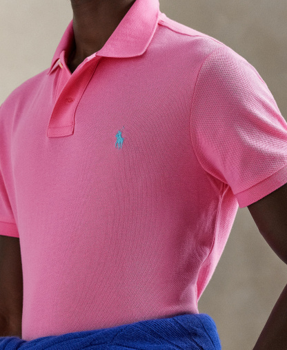 Polo Ralph Lauren Men's Classic-Fit Cotton Polo Shirt - Baja Pink