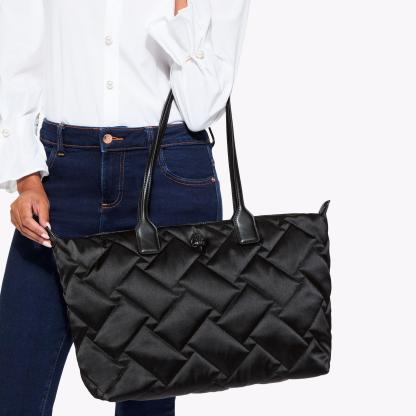 Kurt Geiger London Drench Recycled Shopper Tote Bag - Black - view 2