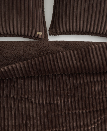 UGG® Avery Ribbed 2-Piece Comforter Set, Twin/Twin XL - Burnt Cedar