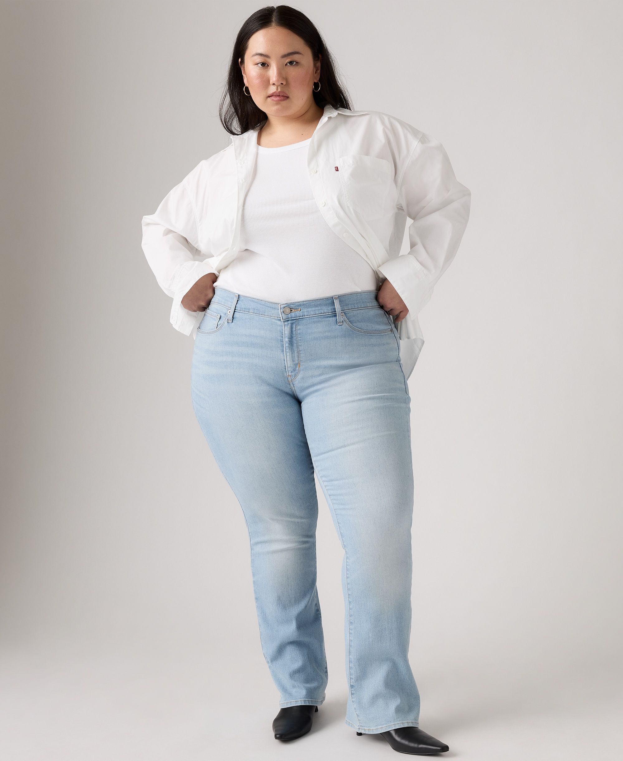 Levi's Trendy Plus Size 415 Classic Bootcut Jeans - Eternal Indigo Light Plus