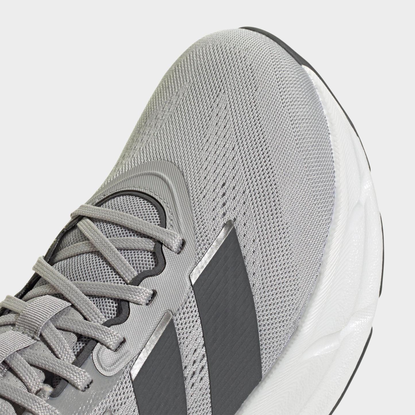 Men's adidas Questar 4 Running Shoes - Grey/Grey/Iron Metallic - Detail shot