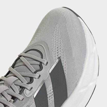Men's adidas Questar 4 Running Shoes - Grey/Grey/Iron Metallic - Detail shot