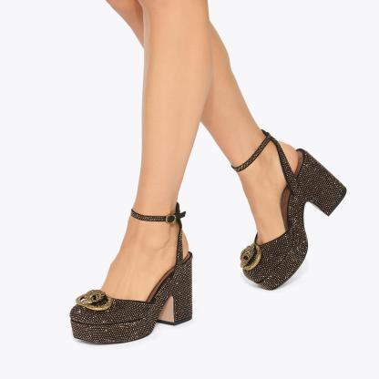 Kurt Geiger London Chelsea Closed Platform Heel - Metallics - view 2